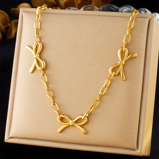 Bows necklace