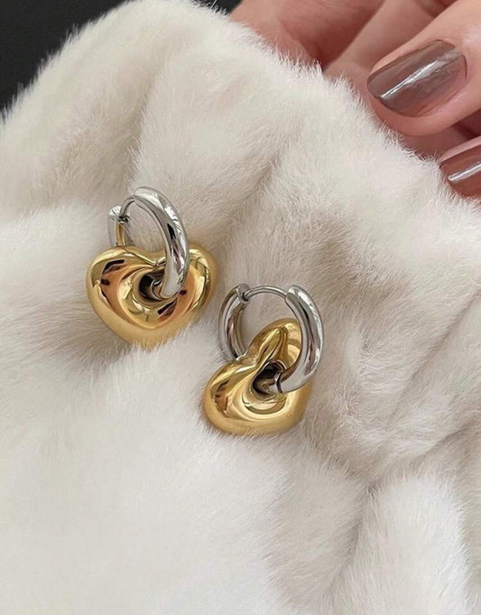 Aretes de corazón