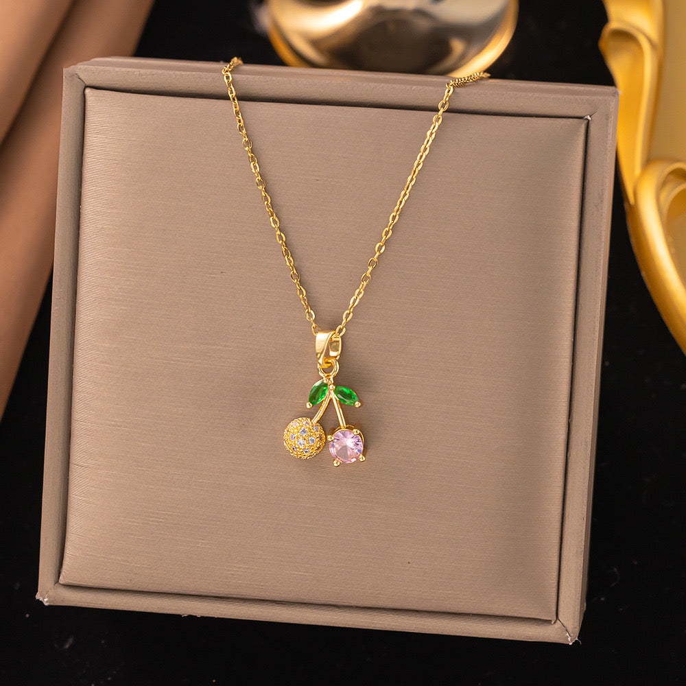 Cherry necklace
