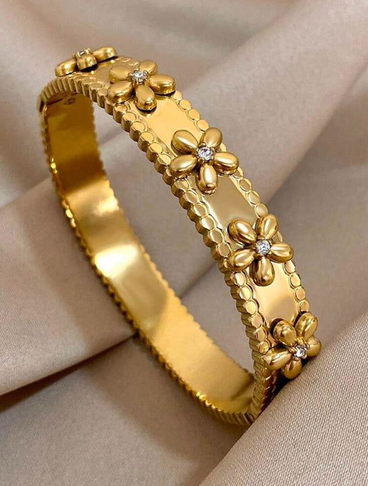 Pulseras de flores